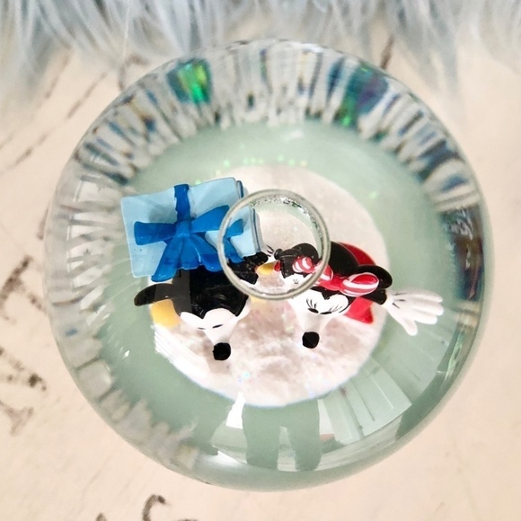 Disney, 2018, Mickey, &, Minnie, Mouse, Exclusive, Snow Globe, Nice Condition - Picture 4 of 7